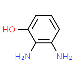 ChemSpider 2D Image | 2,3-Diaminophenol | C6H8N2O