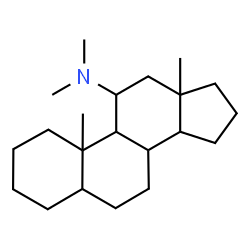 ChemSpider 2D Image | N,N-Dimethylandrostan-11-amine | C21H37N
