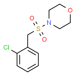 ChemSpider 2D Image | 4-[(2-Chlorobenzyl)sulfonyl]morpholine | C11H14ClNO3S