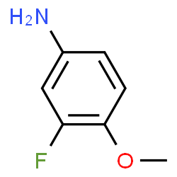 ChemSpider 2D Image | 3-Fluoro-4-methoxyaniline | C7H8FNO