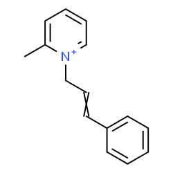 ChemSpider 2D Image | 1-Cinnamyl-2-methylpyridinium | C15H16N