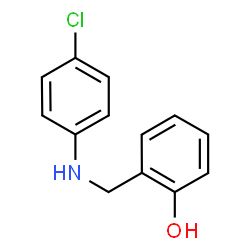ChemSpider 2D Image | ALPHA-(4-CHLOROANILINO)-ORTHO-CRESOL | C13H12ClNO