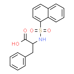 ChemSpider 2D Image | N-(1-Naphthylsulfonyl)phenylalanine | C19H17NO4S