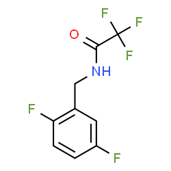 ChemSpider 2D Image | N-(2,5-Difluorobenzyl)-2,2,2-trifluoroacetamide | C9H6F5NO