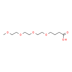 ChemSpider 2D Image | 2,5,8,11-Tetraoxapentadecan-15-oic acid | C11H22O6
