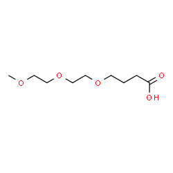 ChemSpider 2D Image | 4-[2-(2-Methoxyethoxy)ethoxy]butanoic acid | C9H18O5