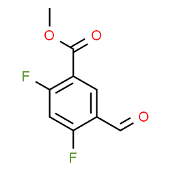 ChemSpider 2D Image | Methyl 2,4-difluoro-5-formylbenzoate | C9H6F2O3
