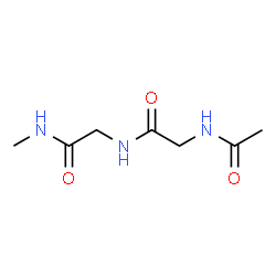 ChemSpider 2D Image | N-Acetylglycyl-N-methylglycinamide | C7H13N3O3