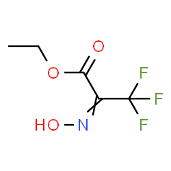 ChemSpider 2D Image | Ethyl 3,3,3-trifluoro-2-(hydroxyimino)propanoate | C5H6F3NO3