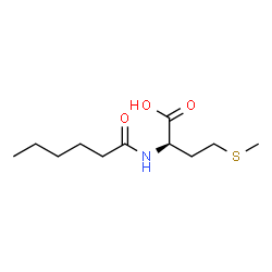 ChemSpider 2D Image | N-Hexanoyl-D-methionine | C11H21NO3S