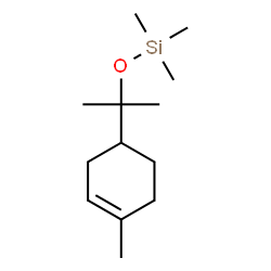ChemSpider 2D Image | Trimethyl[1-methyl-1-(4-methyl-3-cyclohexen-1-yl)ethoxy]silane | C13H26OSi