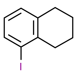 ChemSpider 2D Image | 5-Iodo-1,2,3,4-tetrahydronaphthalene | C10H11I