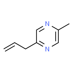 ChemSpider 2D Image | 2-Allyl-5-methylpyrazine | C8H10N2