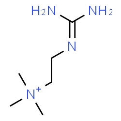 ChemSpider 2D Image | 2-[(Diaminomethylene)amino]-N,N,N-trimethylethanaminium | C6H17N4