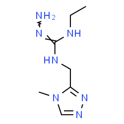ChemSpider 2D Image | N-Ethyl-N'-[(4-methyl-4H-1,2,4-triazol-3-yl)methyl]carbonohydrazonic diamide | C7H15N7