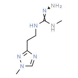 ChemSpider 2D Image | N-Methyl-N'-[2-(1-methyl-1H-1,2,4-triazol-3-yl)ethyl]carbonohydrazonic diamide | C7H15N7