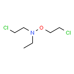 ChemSpider 2D Image | 2-Chloro-N-(2-chloroethoxy)-N-ethylethanamine | C6H13Cl2NO