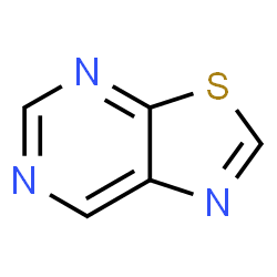 ChemSpider 2D Image | [1,3]Thiazolo[5,4-d]pyrimidine | C5H3N3S