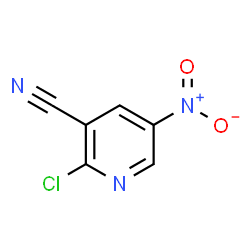 ChemSpider 2D Image | 2-Chloro-5-nitronicotinonitrile | C6H2ClN3O2