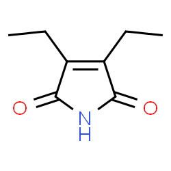 ChemSpider 2D Image | 3,4-Diethyl-1H-pyrrole-2,5-dione | C8H11NO2