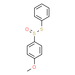 ChemSpider 2D Image | S-Phenyl 4-methoxybenzenesulfinothioate  | C13H12O2S2