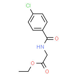 ChemSpider 2D Image | ETHYL 4-CHLOROHIPPURATE | C11H12ClNO3