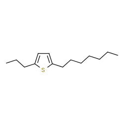 ChemSpider 2D Image | 2-Heptyl-5-propylthiophene | C14H24S