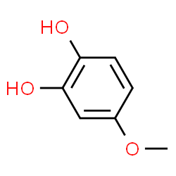 ChemSpider 2D Image | p-Methoxycatechol | C7H8O3