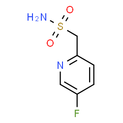 ChemSpider 2D Image | 1-(5-Fluoro-2-pyridinyl)methanesulfonamide | C6H7FN2O2S