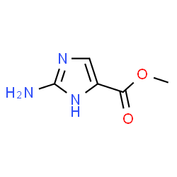 ChemSpider 2D Image | Methyl 2-amino-1H-imidazole-5-carboxylate | C5H7N3O2