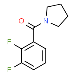 ChemSpider 2D Image | (2,3-Difluorophenyl)(1-pyrrolidinyl)methanone | C11H11F2NO