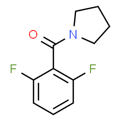 ChemSpider 2D Image | (2,6-Difluorophenyl)(1-pyrrolidinyl)methanone | C11H11F2NO