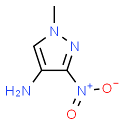 ChemSpider 2D Image | 4-Amino-1-methyl-3-nitropyrazole | C4H6N4O2