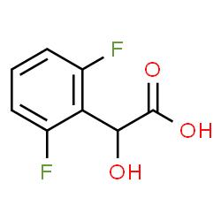 ChemSpider 2D Image | 2,6-Difluoromandelic acid | C8H6F2O3