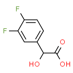 ChemSpider 2D Image | 3,4-Difluoromandelic acid | C8H6F2O3