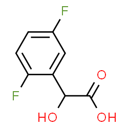 ChemSpider 2D Image | 2,5-Difluoromandelic acid | C8H6F2O3