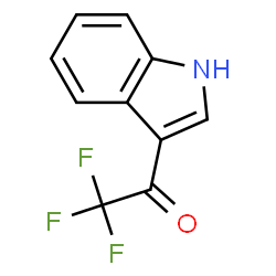 ChemSpider 2D Image | 3-(TRIFLUOROACETYL)INDOLE | C10H6F3NO