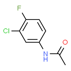 ChemSpider 2D Image | 3'-Chloro-4'-fluoroacetanilide | C8H7ClFNO