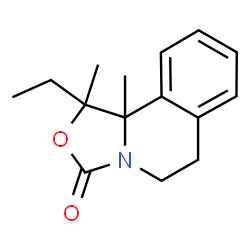 ChemSpider 2D Image | 1-Ethyl-1,10b-dimethyl-1,5,6,10b-tetrahydro-oxazolo[4,3-a]isoquinolin-3-one | C15H19NO2