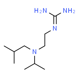 ChemSpider 2D Image | 2-{2-[Isobutyl(isopropyl)amino]ethyl}guanidine | C10H24N4