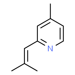 ChemSpider 2D Image | 4-Methyl-2-(2-methyl-1-propenyl)pyridine | C10H13N