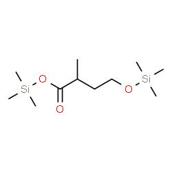 ChemSpider 2D Image | Trimethylsilyl 2-methyl-4-[(trimethylsilyl)oxy]butanoate  | C11H26O3Si2