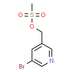 ChemSpider 2D Image | (5-Bromo-3-pyridinyl)methyl methanesulfonate | C7H8BrNO3S