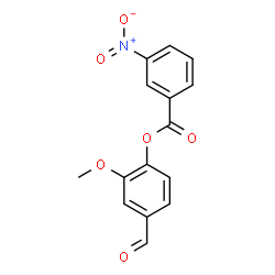 ChemSpider 2D Image | 4-Formyl-2-methoxyphenyl 3-nitrobenzoate | C15H11NO6