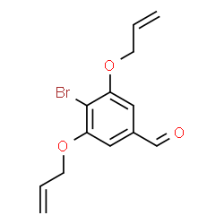 ChemSpider 2D Image | 3,5-Bis(allyloxy)-4-bromobenzaldehyde | C13H13BrO3