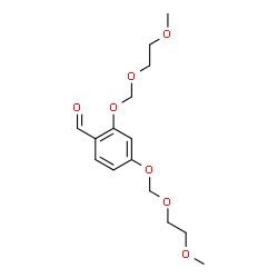 ChemSpider 2D Image | 2,4-Bis[(2-methoxyethoxy)methoxy]benzaldehyde | C15H22O7
