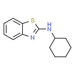 ChemSpider 2D Image | N-Cyclohexyl-2-benzothiazolamine | C13H16N2S