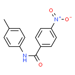 ChemSpider 2D Image | N-(4-Methylphenyl)-4-nitrobenzamide | C14H12N2O3