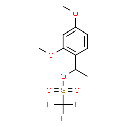 ChemSpider 2D Image | 1-(2,4-Dimethoxyphenyl)ethyl trifluoromethanesulfonate | C11H13F3O5S