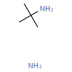 ChemSpider 2D Image | 2-Methyl-2-propanamine ammoniate (1:1) | C4H14N2